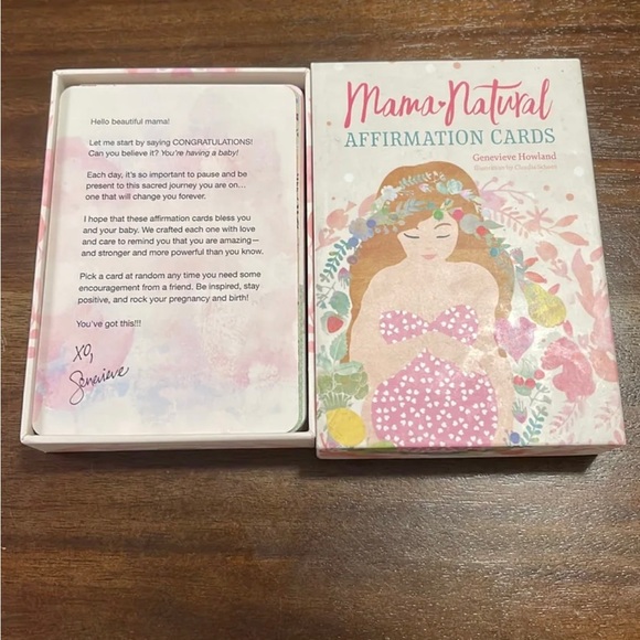 MAMA NATURAL Affirmation Cards Beautiful & Colorful inspirational cards Set/50 - Picture 8 of 11